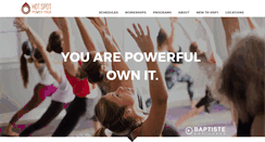 Desktop Screenshot of hotspotpoweryoga.com